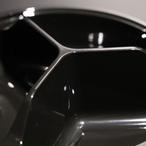 Stackable 3-Compartment Plastic Food Tray for Different Foods