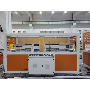 VFD Single Screw PVC ABS PP Plastic Profile Extrusion Machine