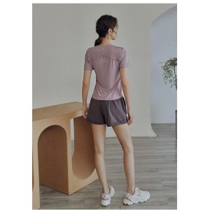 Richee Womens Athletic T Shirts Flatlock Stitcing Ladies Fitness T Shirts