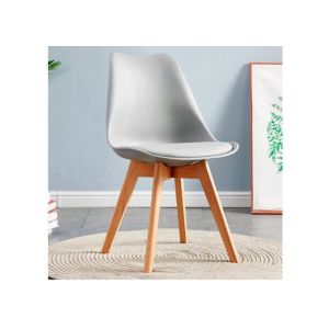 China Beech Wooden Leg Dining Chair High Density Springback Foam Cushion on sale