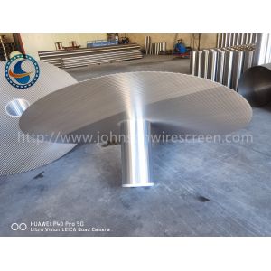 SS304 Continuous Slot Wedge Wire Screen Pipe