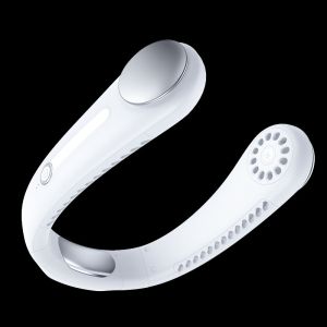 HEBRONFAN Leafless Hands Free Neck Fan Wearable Neck Air Cooler