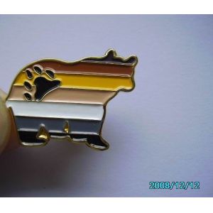 Iron Or Brass Die Struck With Soft Enamel unique lapel pin badge