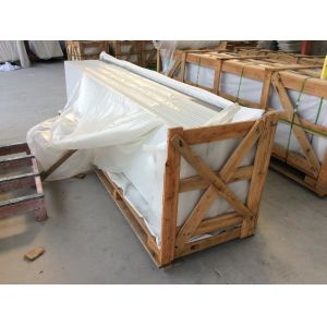 Bacteria Resistant Artificial Granite Countertops , White Engineered Stone