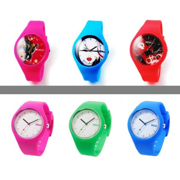 Silicone watch, silicone material, fashion design, japanese movement, 3atm water