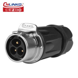 Cnlinko Connector Manufacturer LP20 M20 3 Pin IP68 Screw Type Pin Wiring Screw