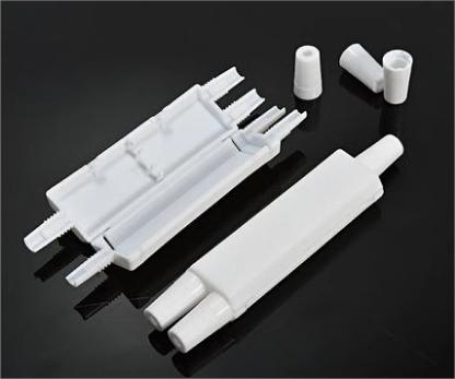 1 To 2 Fiber Optic Splicing Protection Box For Drop Cable, Indoor Soft Round Cable 2 Cores