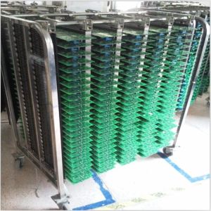 Stainless Steel Trolley Double Flashboard Pcb Storage Rack