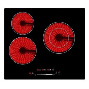 Sensor Touch Control 60Hz 3 Burner Ceramic Cooktop