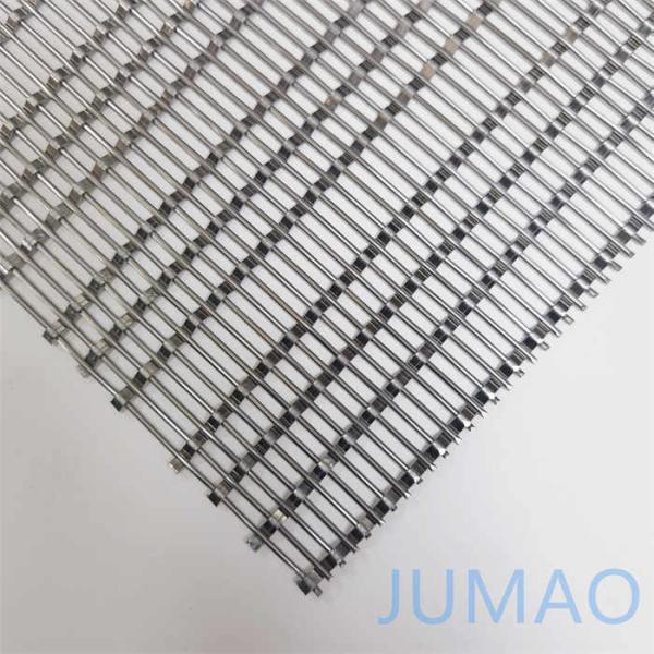 Buy Al Alloy Architectural Woven Mesh Metal Wire Mesh Facade Cladding at wholesale prices
