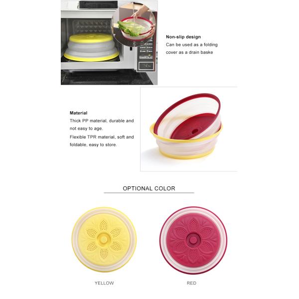 8.2" Collapsible Microwave Food Cover
