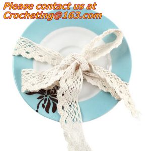exquisite elastic stretch Crochet Lace trim handmade 7cm Cotton Lace