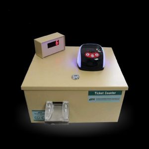 Shopping Mall Ticket Counter / Ticket Cutting Machine Anti - Hacking Function