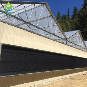 Full Automatic Blackout Light Deprivation Greenhouse For Medical Plants Growing