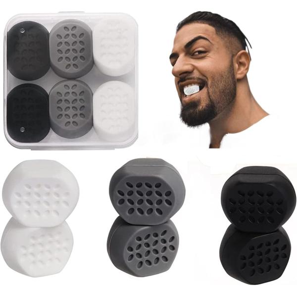 Buy Silicone Jawline Exerciser for man&women Jaw Exerciser Resistance Levels Sharp Chin Line Facial Slimming Jaw Exerciser at wholesale prices