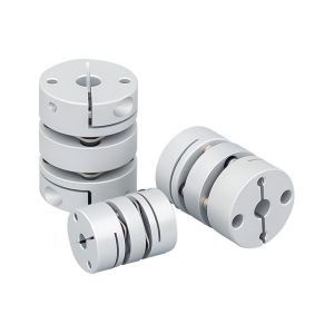 Double Split Metal Shaft Coupling Clamp Diaphragm 10mm 20mm 25mm