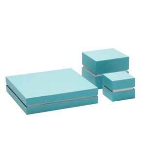 Buy cheap Customized fancy paper rings necklace bracelet package jewelry box from wholesalers