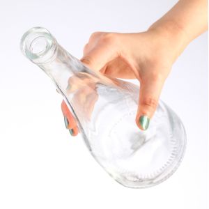 Luxury Glass Bottle for Spirits Brandy Custom Empty Clear 375ml 500ml 750ml