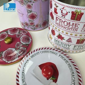 Customed Logo Food Gift Tin Cans With Printing And Easy Open Lids