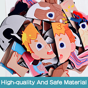 ASTM963-17 48pcs Magnetic Human Body Puzzle For Preschoolers