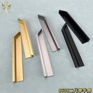 China Contemporary Brushed Aluminium Handles For Cabinets And Drawers on sale