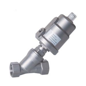 China Double Acting Pneumatic Angle Seat Valve on sale