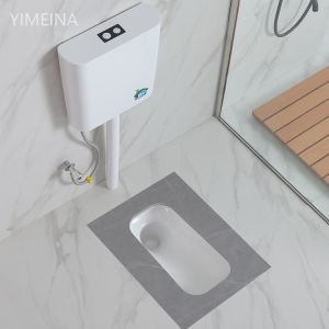 Gravity Flushing WC Squatting Pan Hotel Eco Friendly Water Closet