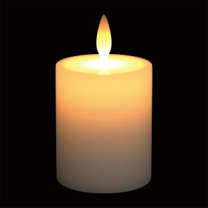 Phone Control Battery Operated Flameless LED Candle Light, Swing Flickering