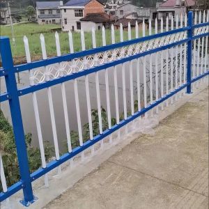 Rot Proof Heat Treated Metal Palisade Fencing Zinc Steel Fence