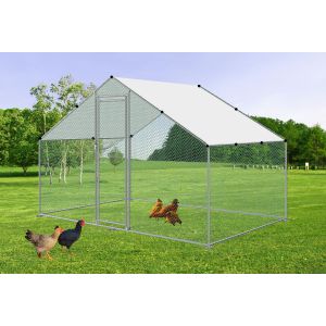 Silver Frame 27.5kgs 3mx2m Chicken Run Kennel