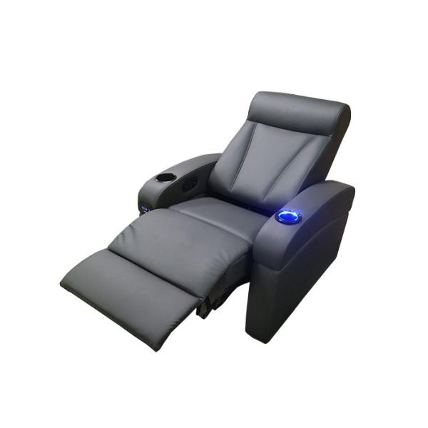 Buy Upholstered 4 Seat Movie Theater Modern Recliner Chair at wholesale prices