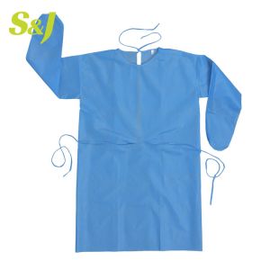 Visitor Isolation Ppe Aami Level2 Protective Hospital Gowns Disposable Gown with