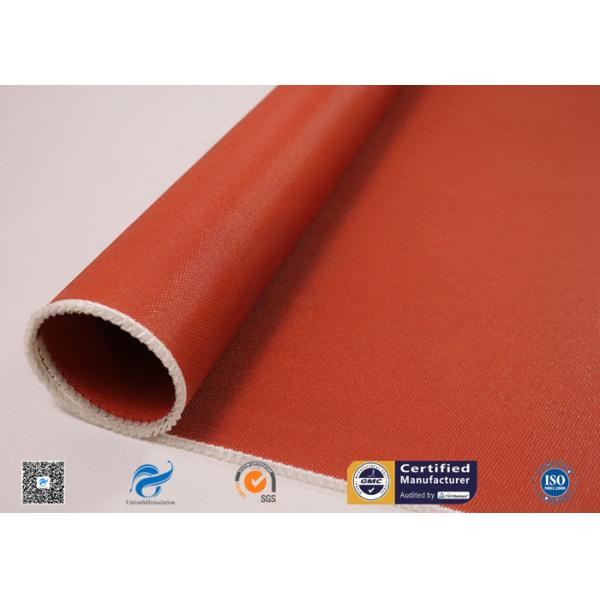 Buy Fireproof Materials Silicone Coated Fiberglass Cloth Non Toxic Double Sides at wholesale prices