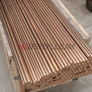 TF00 C17500 Beryllium Copper alloy Round Bars Thermal Conductivity High