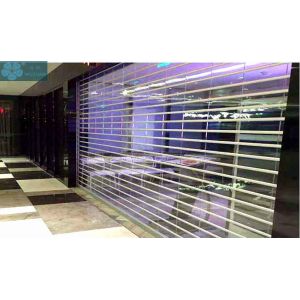 1.8mm Sturdy Polycarbonate Slat Clear View Roller Shutters