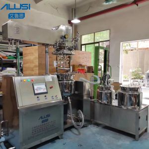50L Small Vacuum Emulsifier Mixer SUS316L Mixing Homogenizer