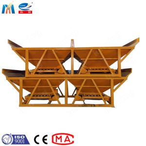 Horizontal Concrete Forced Mixer With Two Shaft Blade HZS Batching Plant