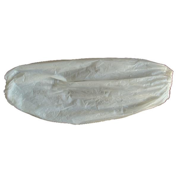 Polyethylene Medical Arm Sleeves Waterproof Protective With Bound Elastic