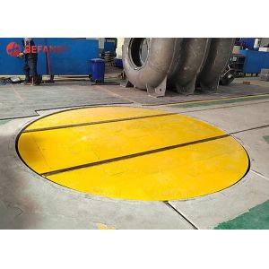 Q235B Steel Train Station Move Locomotive Turntable