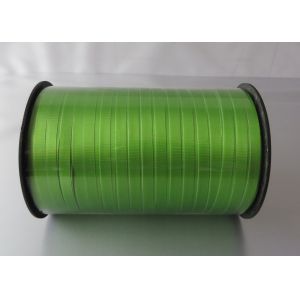Durable Poly Christmas Gift Lime PP Lacquer Curling Ribbon 5mm * 250 Yards