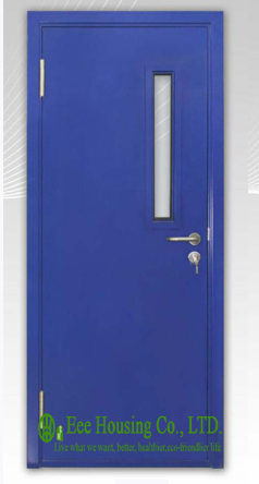 UL Label Steel Fire Rated Door with Glass Vision For Commercial Building/ School / Hospital