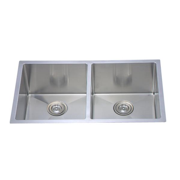 32'' 18 Gauge Undermount Stainless Steel Kitchen Sink Double Bowl