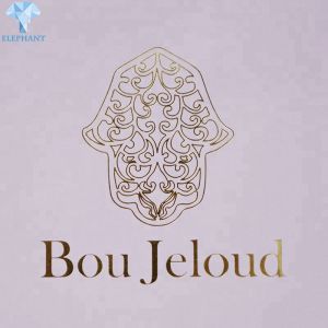 Portable Kraft Paper Bags With Rope Handles Glossy Lamination