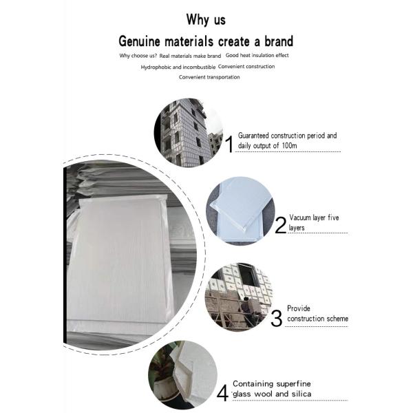 High Efficiency Lightweight Vacuum Insulation Sheet Modern Design for Building Walls & Roofs Heat Insulation Materials