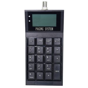 wireless FM modulation waterproof long range signal pocsag coaster pager for