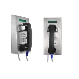 Stainless Steel Waterproof Industrial Analog Telephone With LCD Display