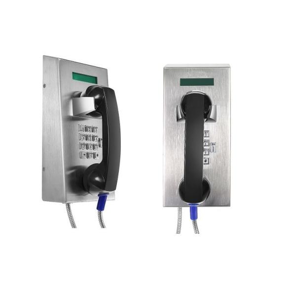 Buy Stainless Steel Waterproof Industrial Analog Telephone With LCD Display at wholesale prices