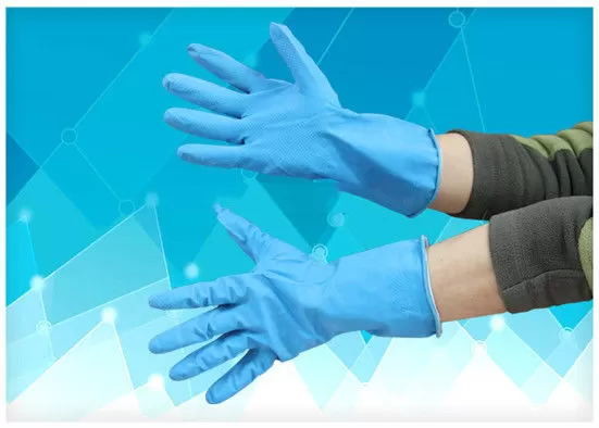 Buy Disposable Medical Gloves High Density Hospital Grade Disposable Gloves Smooth Surface Polyethylene Material at wholesale prices