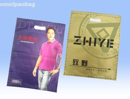 Buy Custom Printed Plastic Shopping Bags With Handle at wholesale prices
