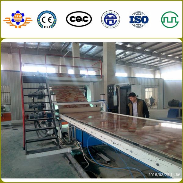 PVC Artificial Marble Sheet Extrusion Line 400Kg/H | 1.22m Width | ABB Inverter